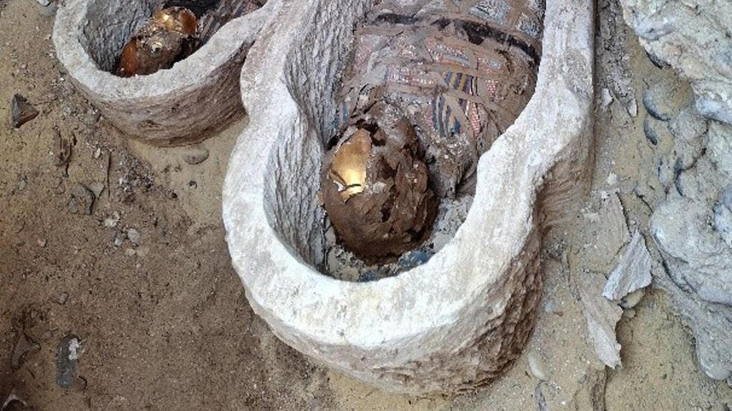 Momias romanas halladas en el sur de El Cairo por arqueólogos barceloneses