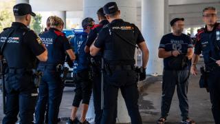 Agentes de la Policía Nacional en un operativo