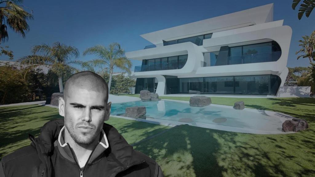 Víctor Valdés con su casa de Gavà Mar de fondo