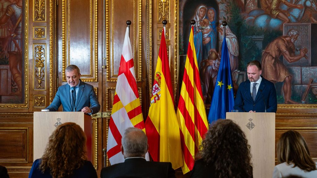 Jaume Collboni recibe al comisario europeo Dan Jørgensen