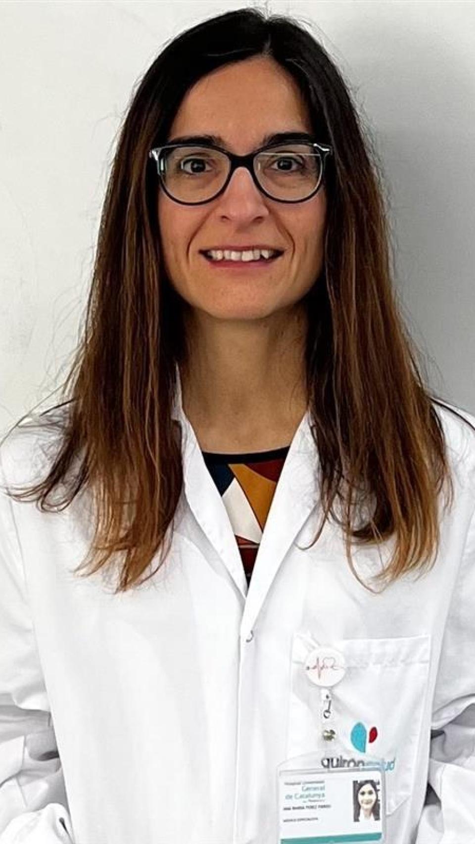 Ana María Pérez Pardo, cap del Servei de Pediatria a l'Hospital Universitari General de Catalunya