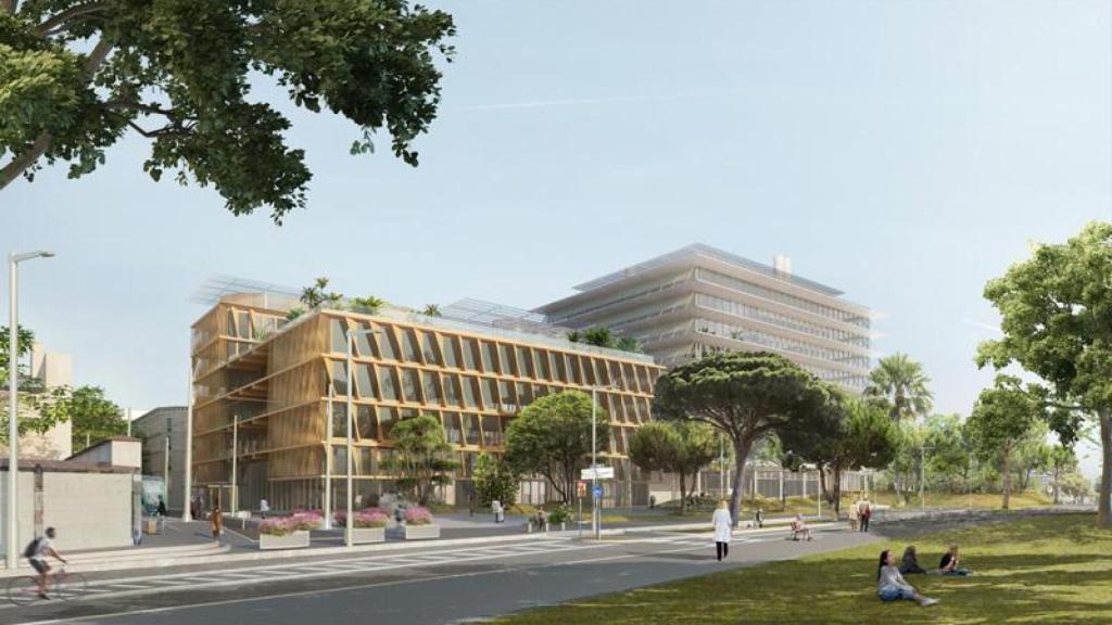 Render del nuevo centro en El Merct del Peix de Barcelona