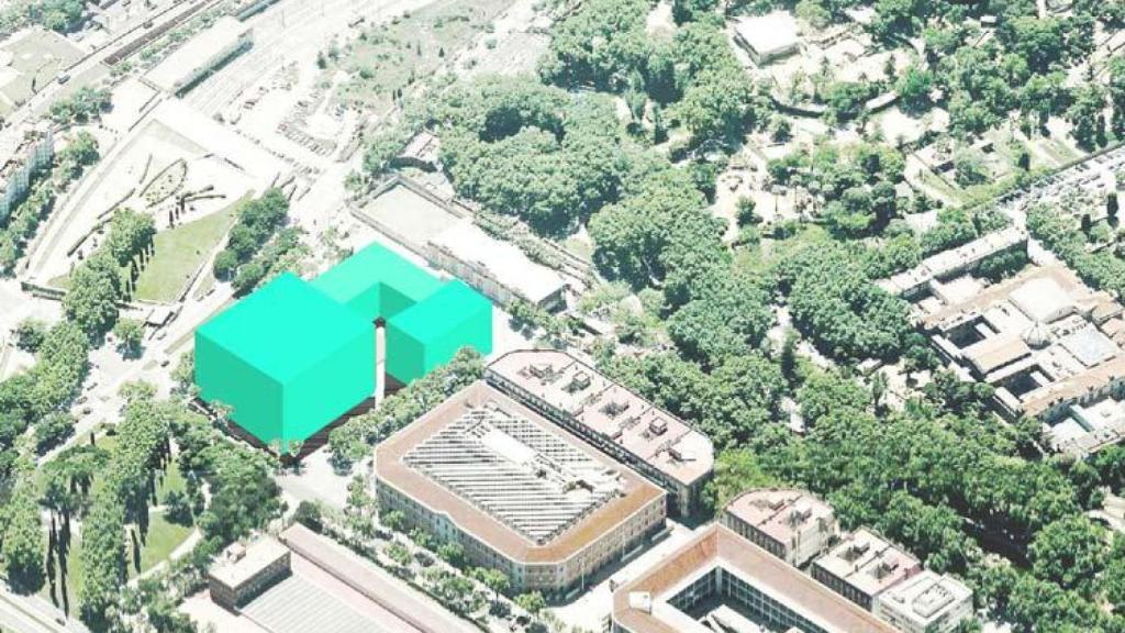 Render del nuevo edificio en el Mercat del Peix