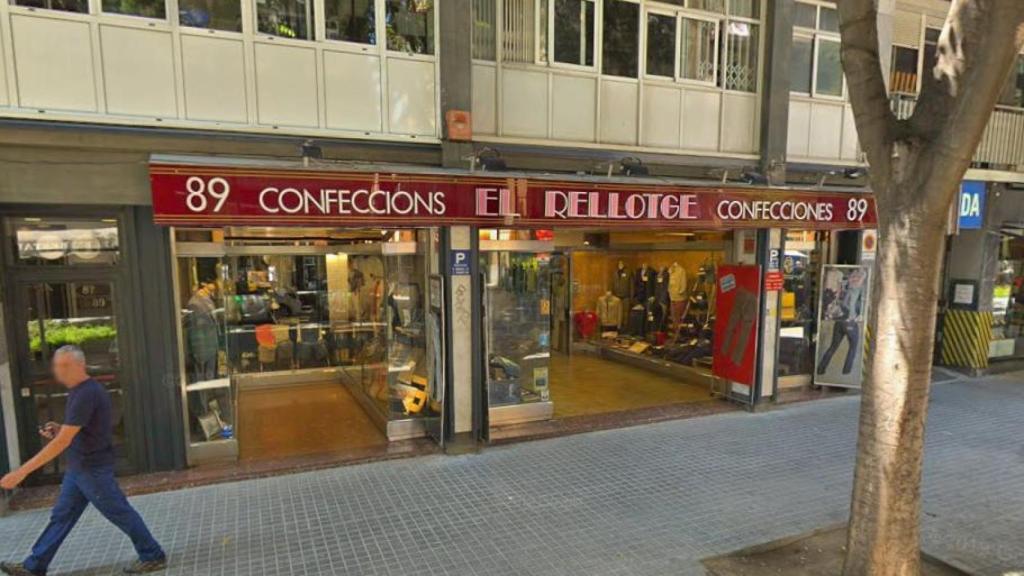 Tienda de Confeccions El Rellotge en una imagen de archivo