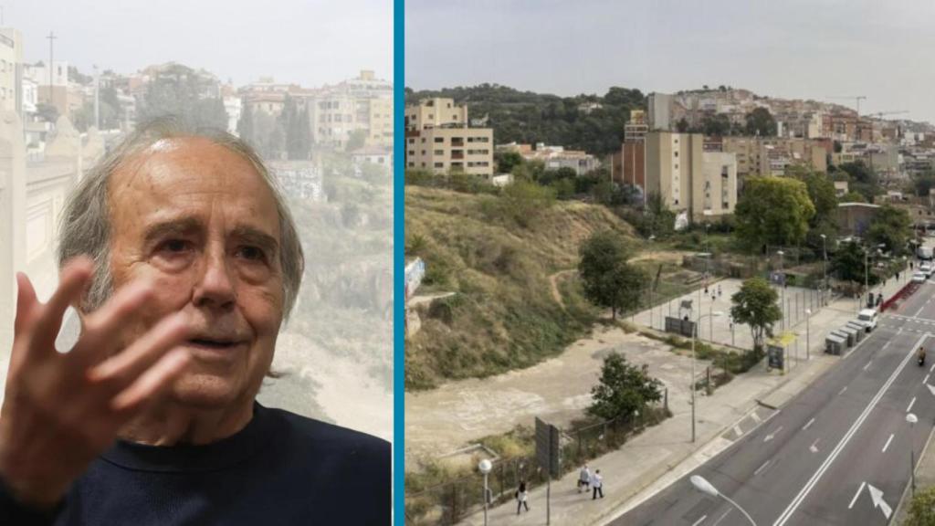 Serrat con Vallcarca de fondo