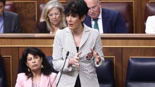 La ministra de Incusión, Elma Saiz, durante un pleno en el Congreso- Eduardo Parra