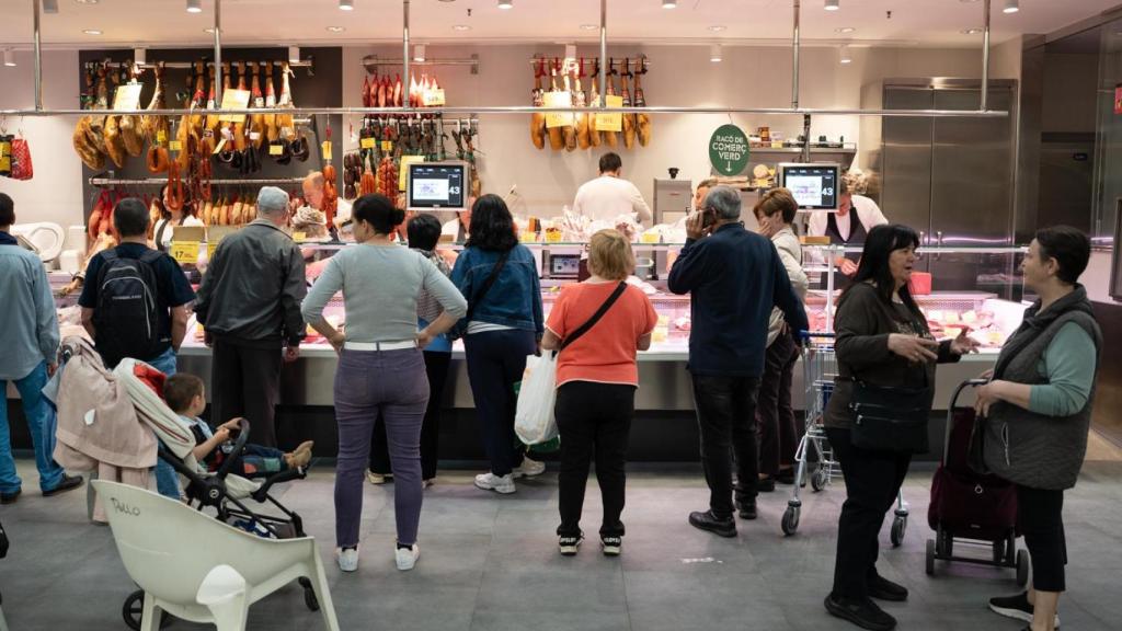 Una parada del mercado de Montserrat