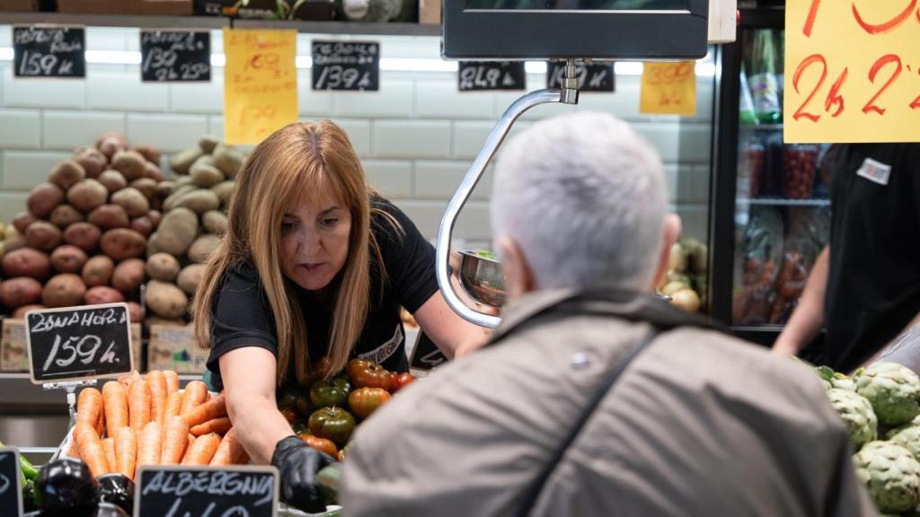 Una parada del mercado de Montserrat