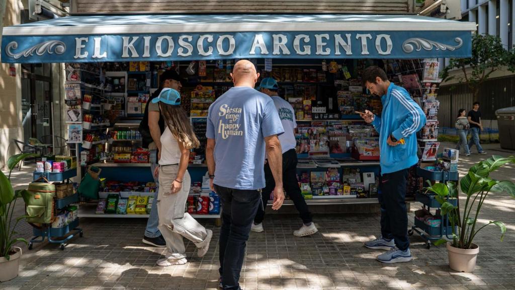 El Kiosco Argento en la calle de Consell de Cent