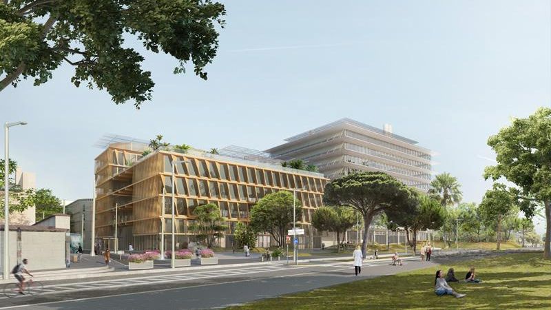 Render del nou centre al Mercat del Peix de Barcelona