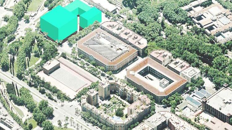 Render del nou edifici al Mercat del Peix