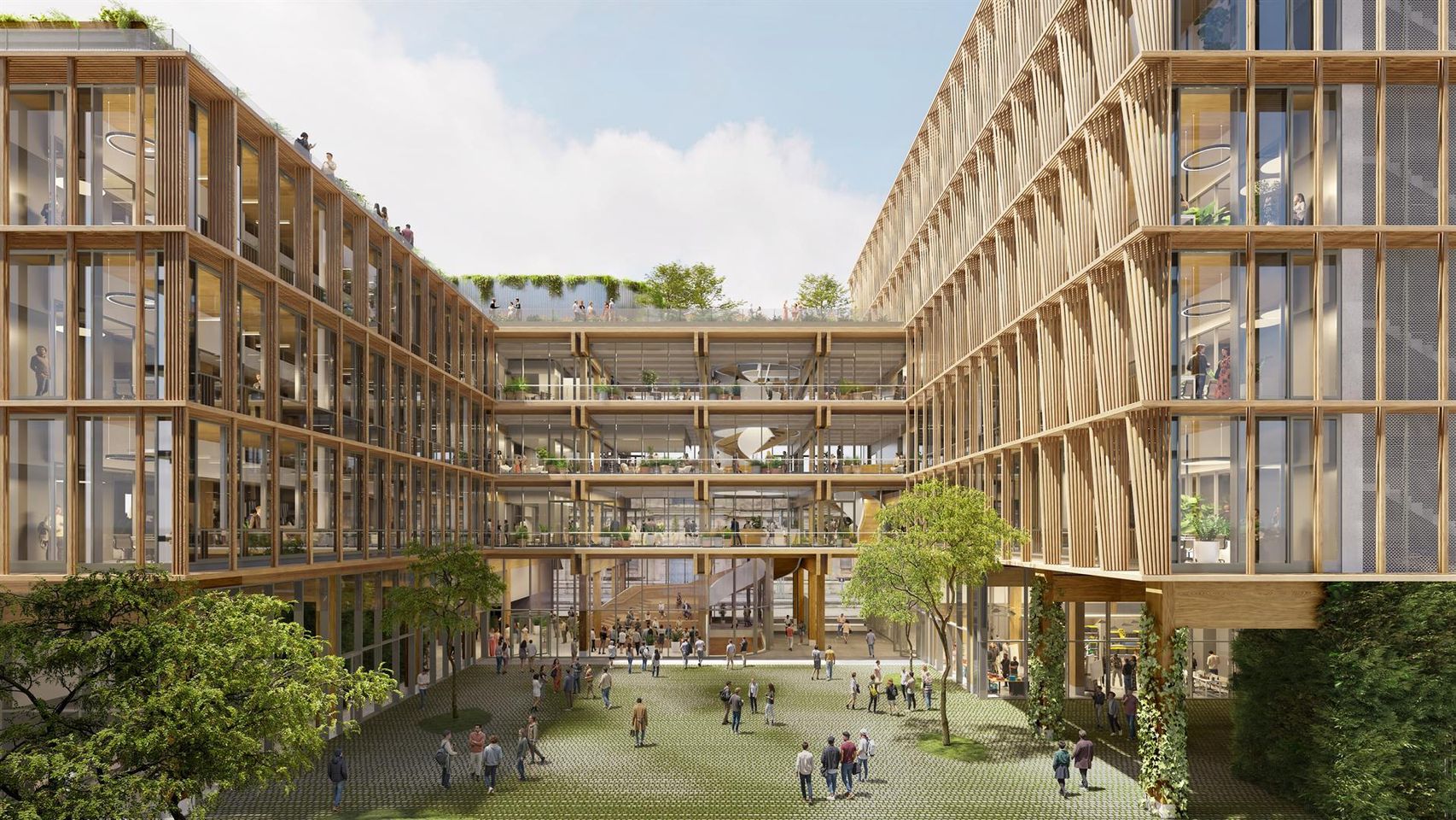 Imagen del futuro edificio Àgora en Barcelona