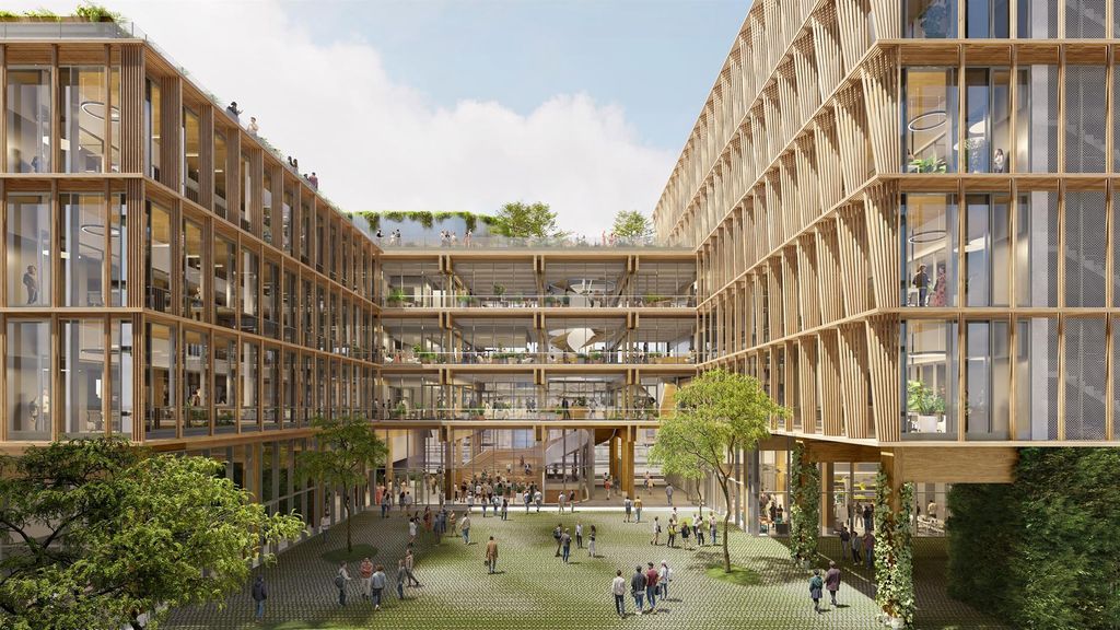 Imagen del futuro edificio Àgora en Barcelona