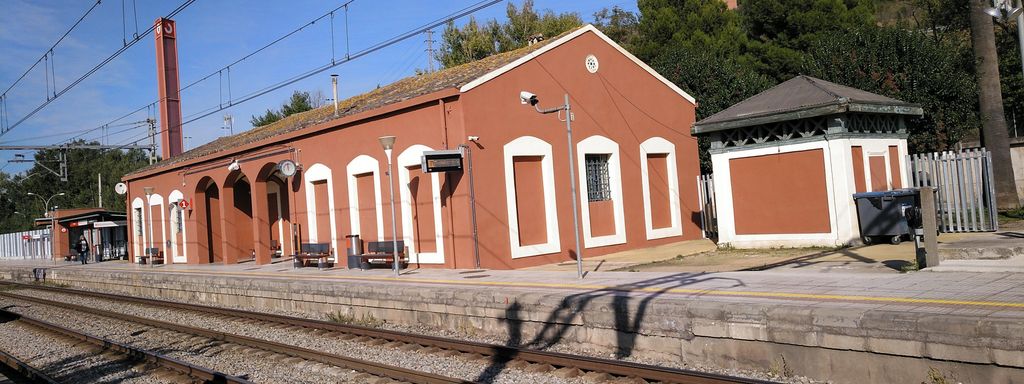 L'estació d'El Papiol en una imatge d'arxiu