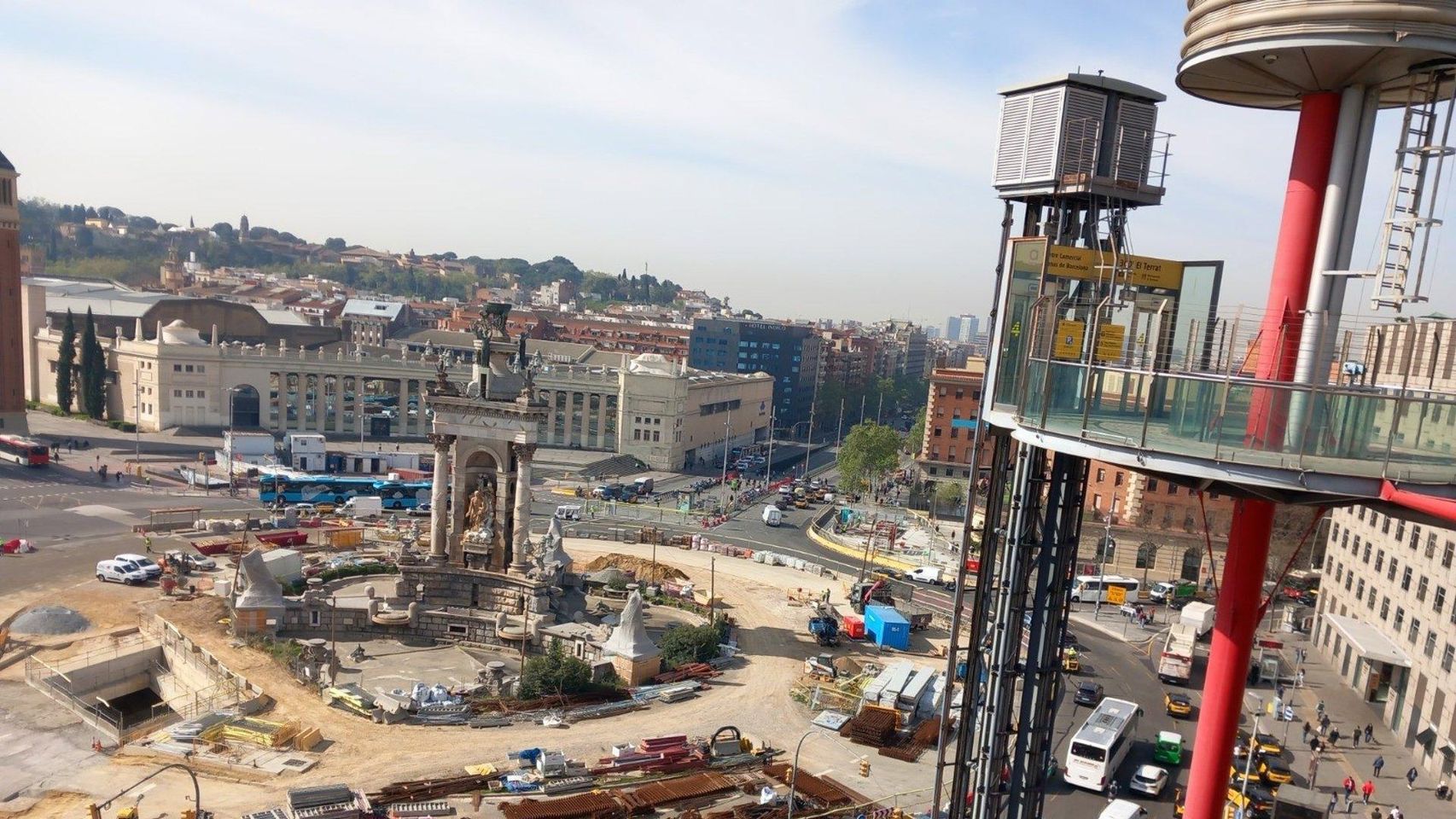 Obras de prolongación de la L8 de FGC