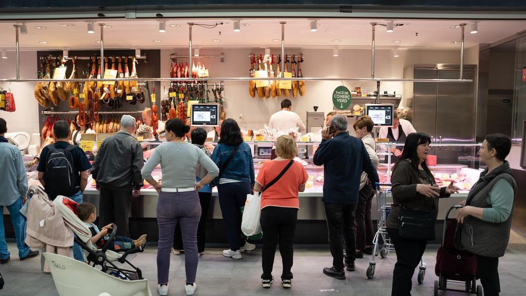 Una parada del mercat de Montserrat