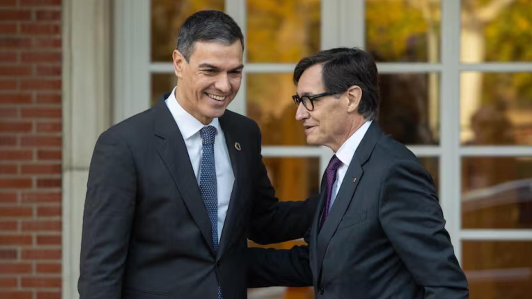 Pedro Sánchez y Salvador Illa