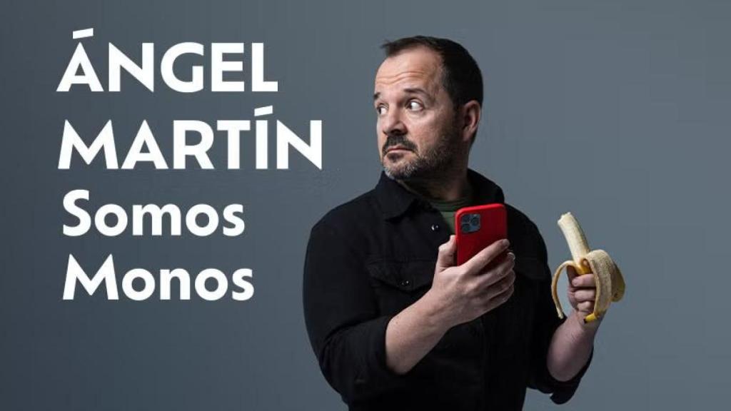 Cartell promocional de 'Som micos', el nou espectacle d'Àngel Martín