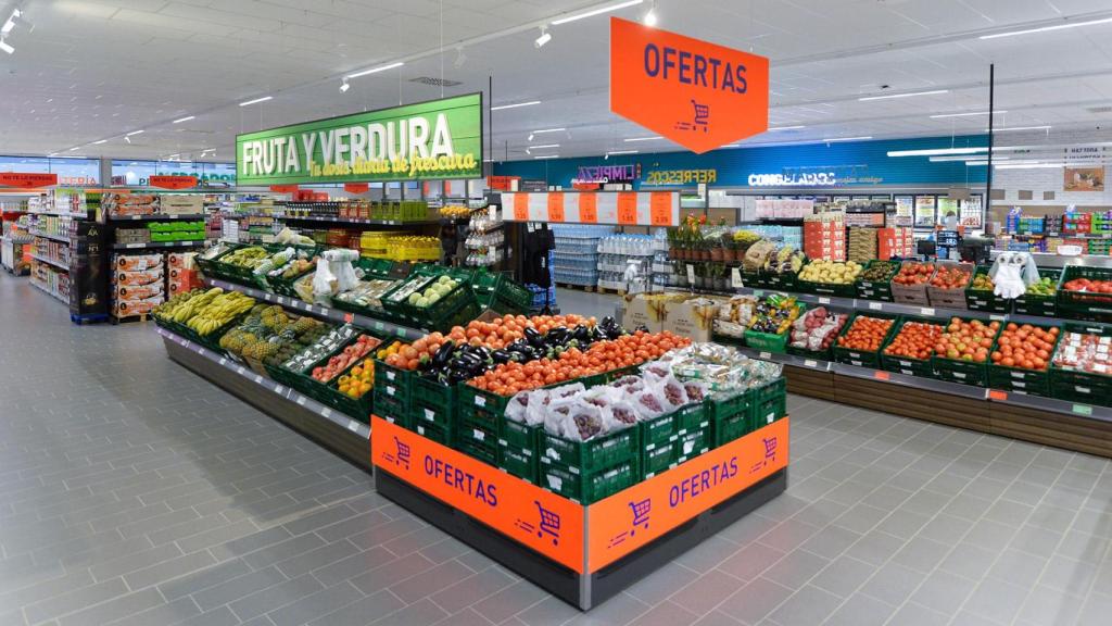 Interior de un supermercado Aldi en una imagen de archivo
