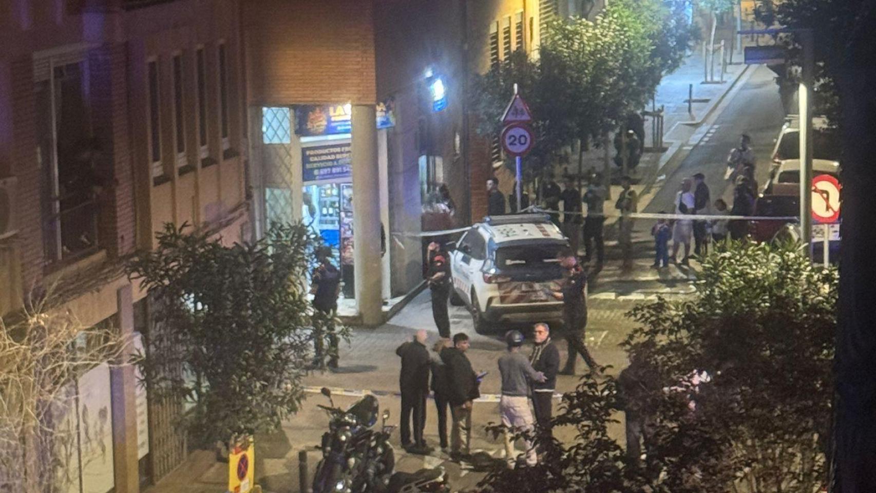 Imagen del lugar de los hechos en Sants