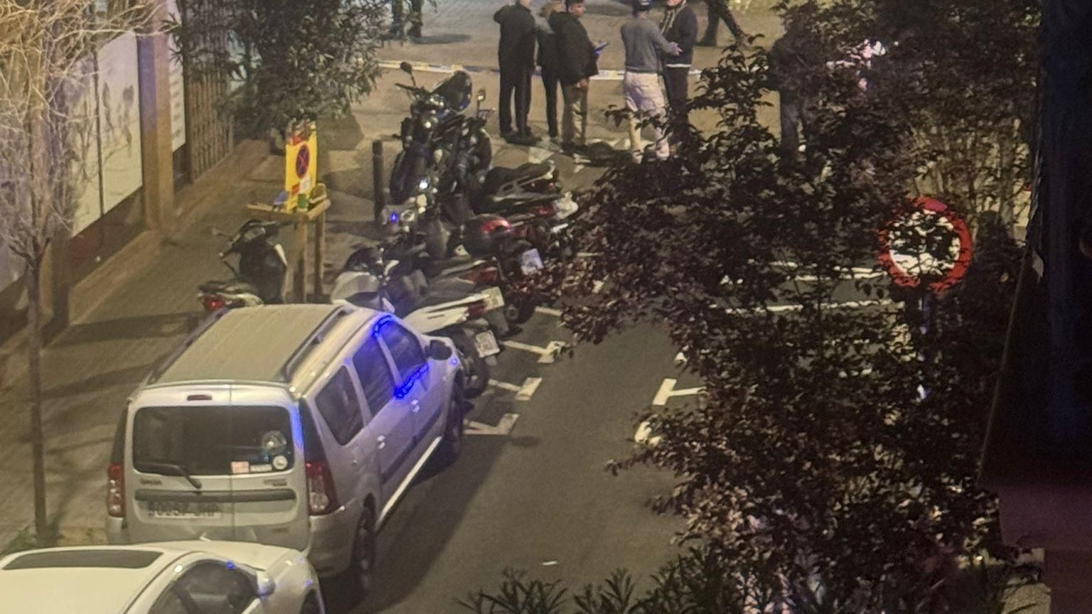 Imagen del lugar de los hechos en Sants