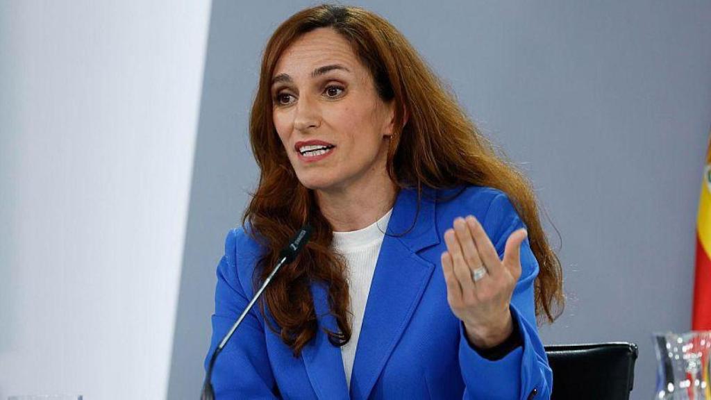 La ministra de Sanidad, Mónica García