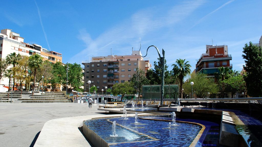La plaza de Ángel Pestaña de la Prosperitat en una imagen de archivo