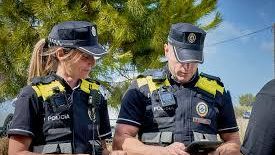 Agents de la policia local del Prat en una imatge d'arxiu