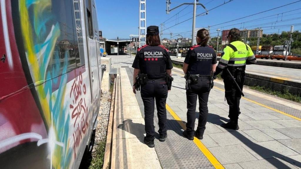 Operativo contra grafiteros en Rodalies