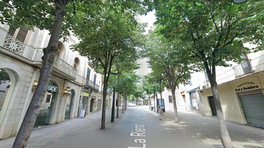 La calle de la Riera, donde se ubicará el nuevo Pepco