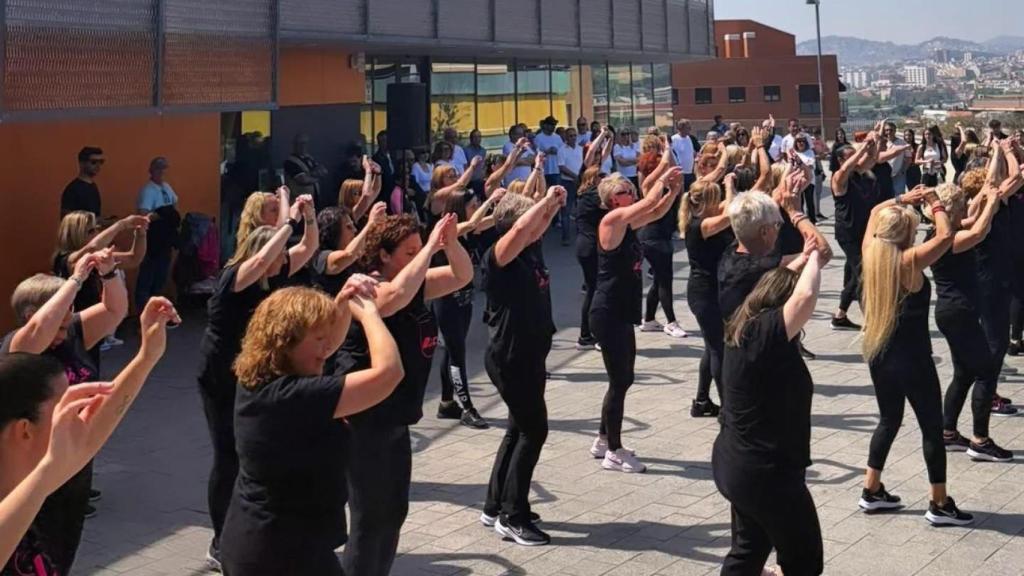 Una de las actividades organizadas en Santa Coloma por el Día Internacional de la Danza