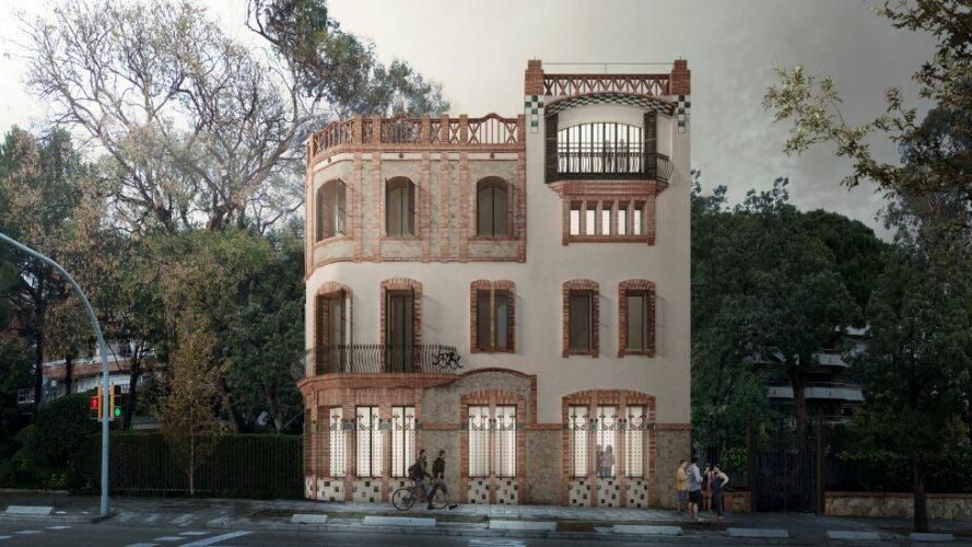 Render de la futura Casa Hurtado de Pedralbes