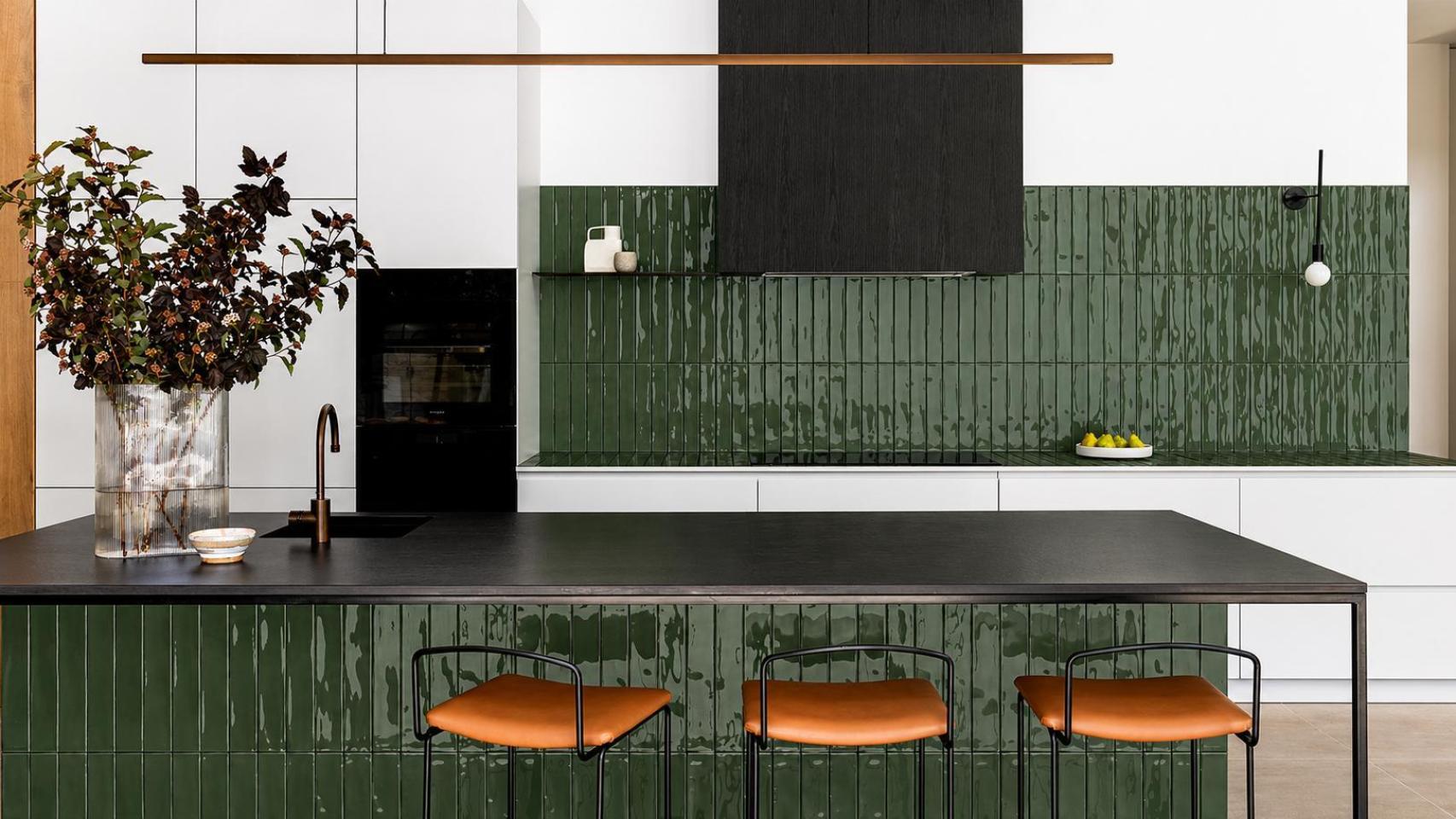Imagen de una cocina con cerámica de la firma italiana Marazzi