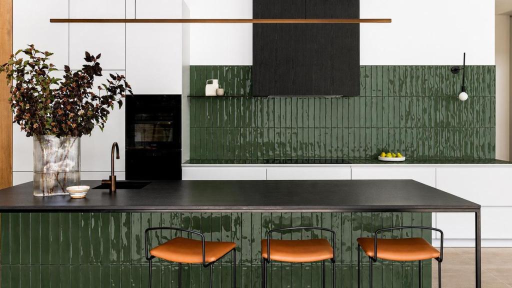 Imagen de una cocina con cerámica de la firma italiana Marazzi