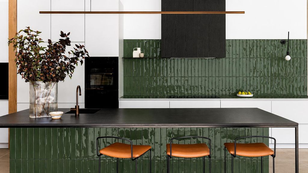 Imagen de una cocina con cerámica de la firma italiana Marazzi