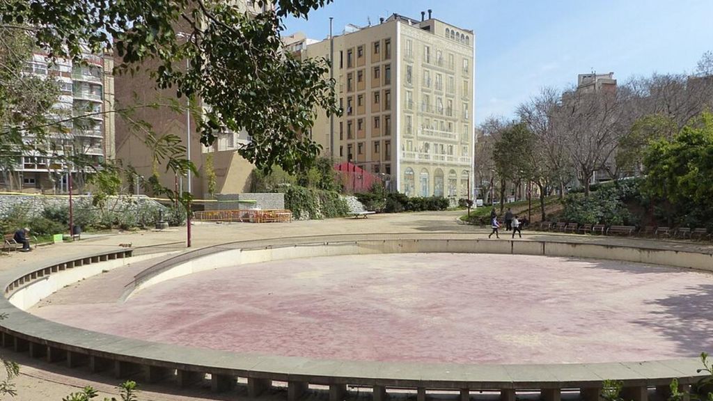 Estat actual de la plaça de Pablo Neruda