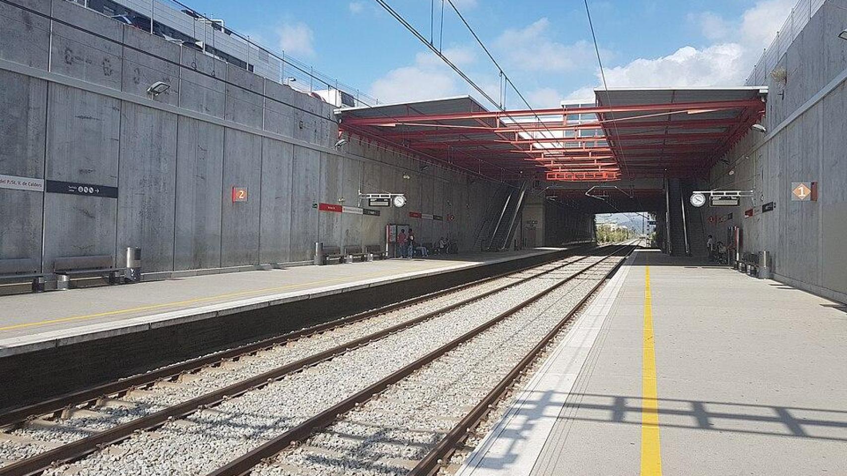 Estació de Terrassa Est de la línia Barcelona-Manresa-Lleida