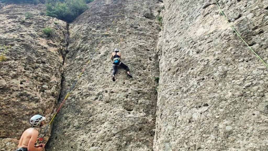 Marc y Laura, los escaladores que fallecieron en Montserrat