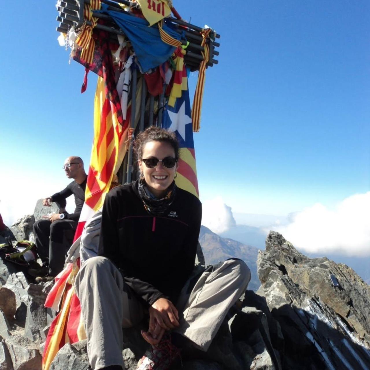 Laura, la escaladora fallecida en Montserrat