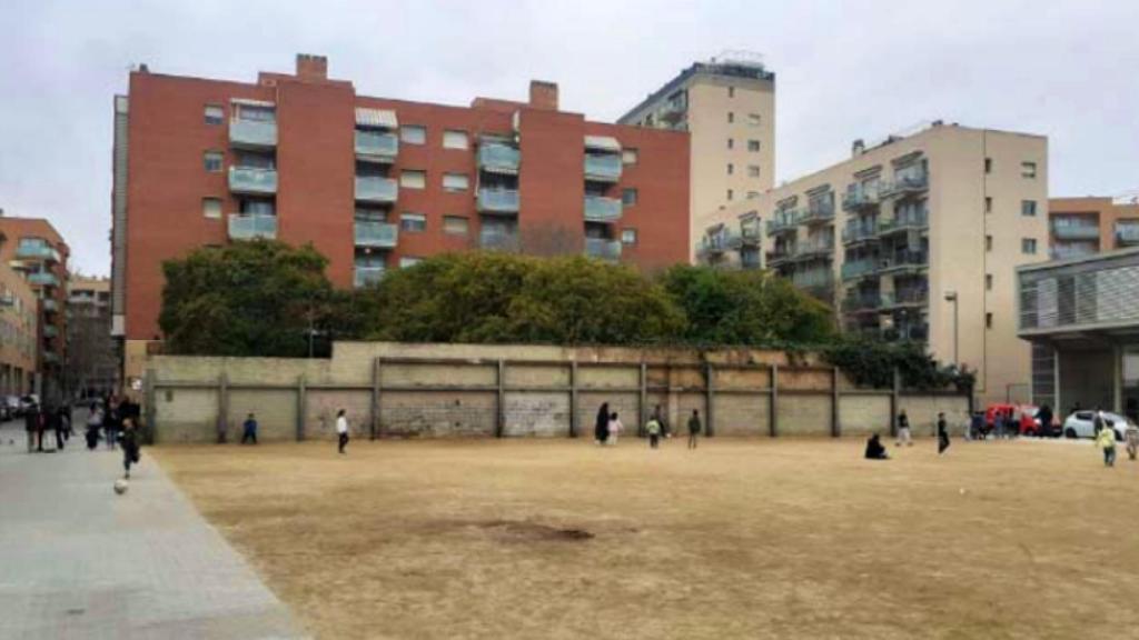Estado actual de la explanada de Sant Martí