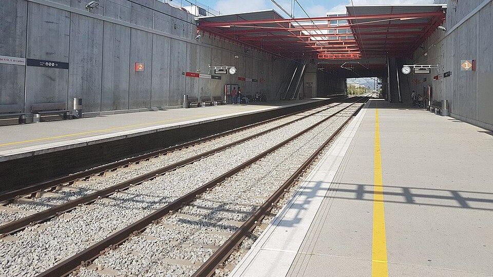 Estació de Terrassa Est de la línia Barcelona-Manresa-Lleida