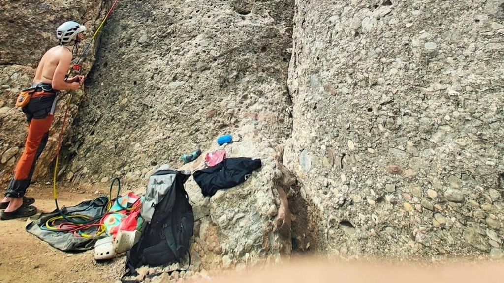 Marc y Laura, los escaladores que fallecieron en Montserrat