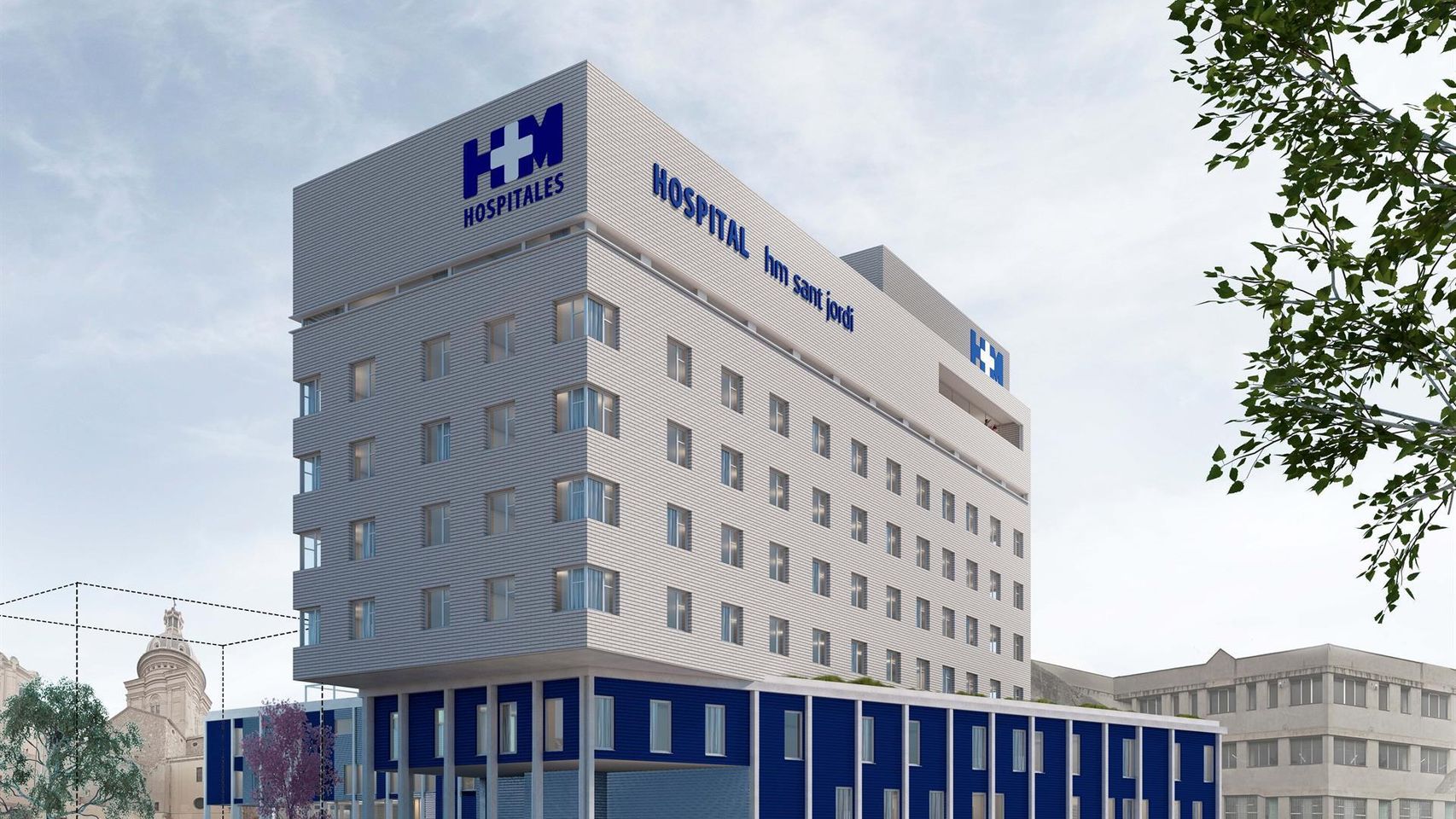 Proyecyo del nuevo Hospital HM Sant Jordi en Barcelona