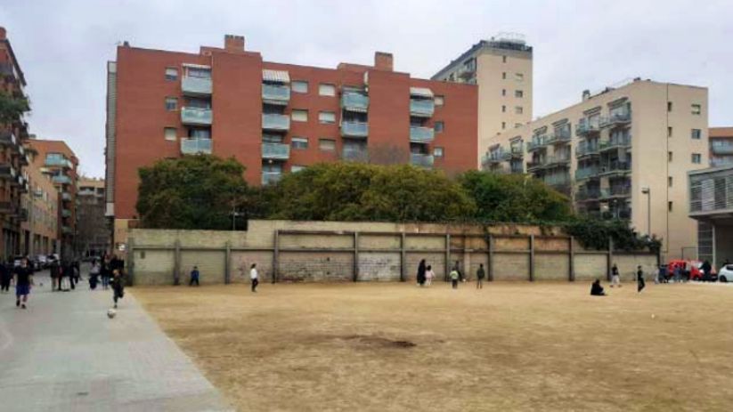 Estat actual de l'esplanada de Sant Martí