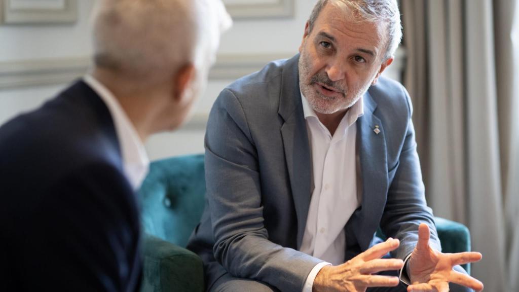 El alcalde de Londres, Sadiq Khan, y el de Barcelona, Jaume Collboni