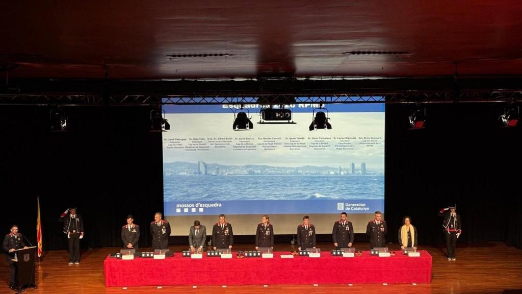 Acto del Dia de les Esquadres de la Regió Policial de Barcelona