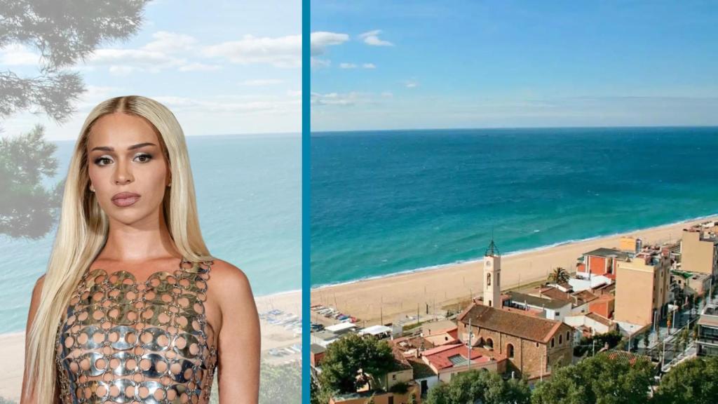 Fotomontaje de Bad Gyal y Vilassar de Mar