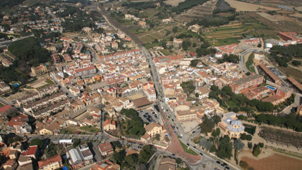 Vista aèria d'Alella