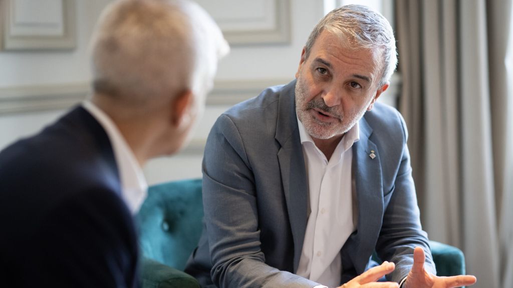 L'alcalde de Londres, Sadiq Khan, i el de Barcelona, Jaume Collboni