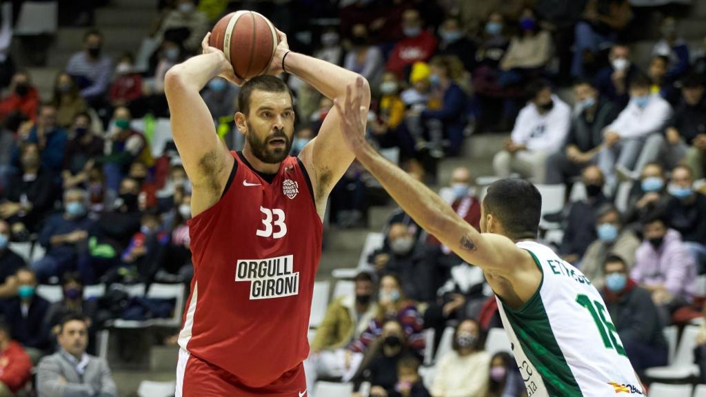 Marc Gasol disputando un partido en una imagen de archivo